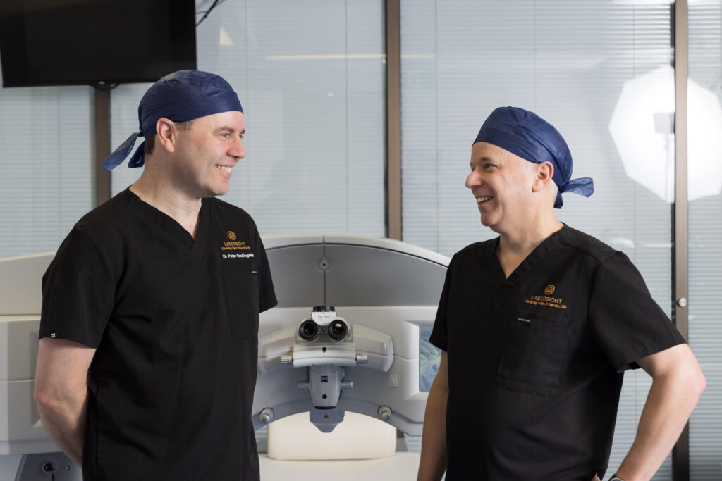 Dr Peter Beckingsale with team